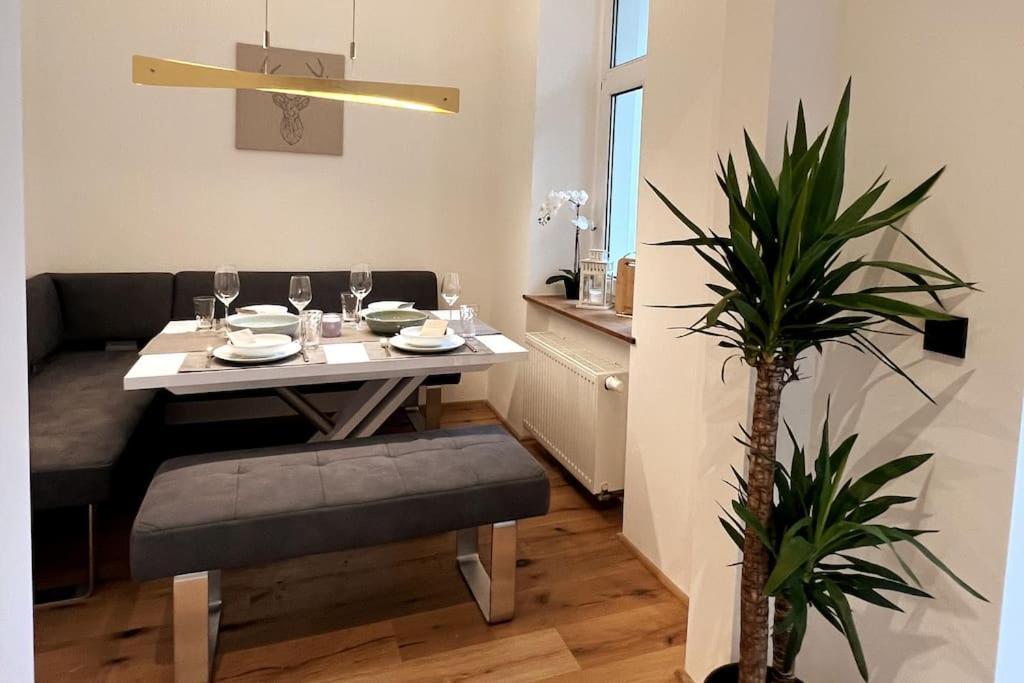 Soul-Apartment Balkon Privatparkplatz 2 Boxspringbetten 55Zoll Tv Wlan 라이프치히 외부 사진