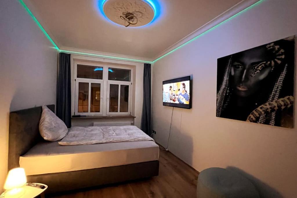 Soul-Apartment Balkon Privatparkplatz 2 Boxspringbetten 55Zoll Tv Wlan 라이프치히 외부 사진